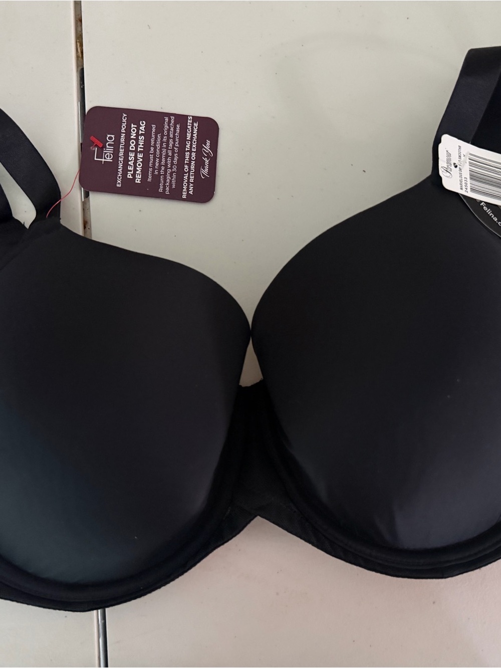 Felina Black Smooth T-Shirt Bra